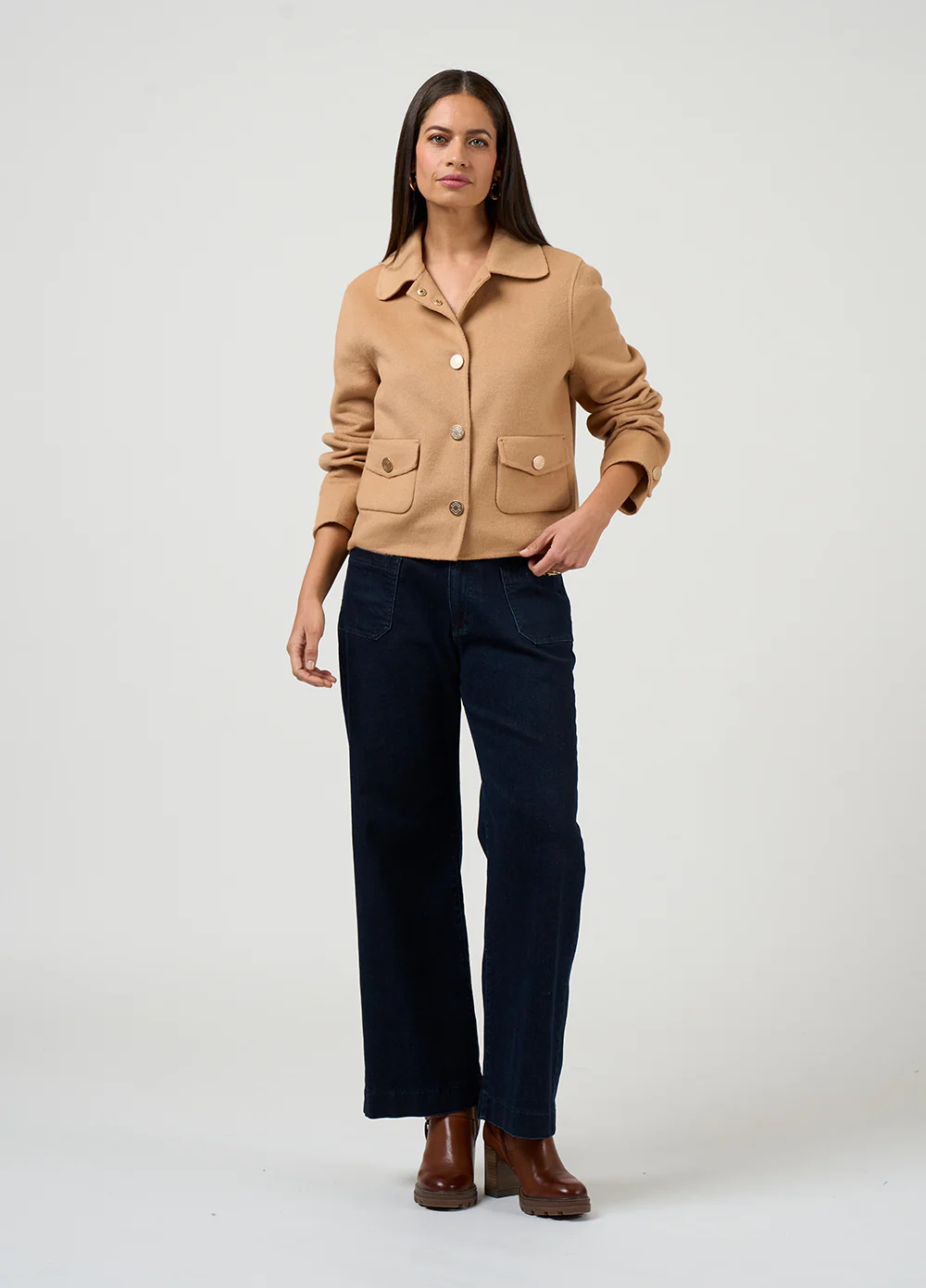 Loobie's Story Aspen Jacket Caramel - Image 5