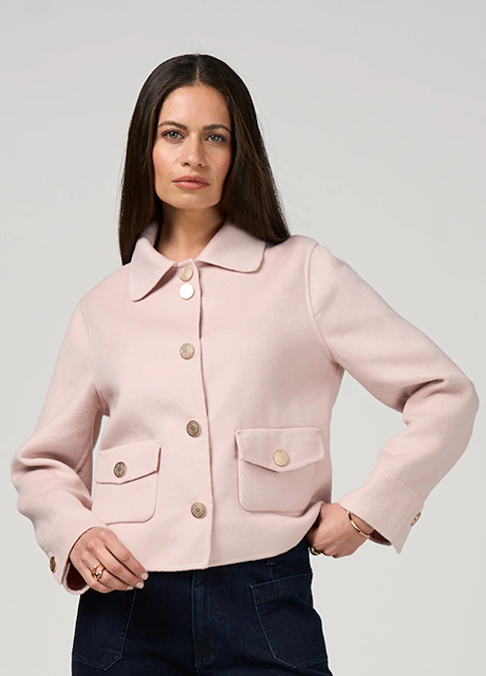 Loobie's Story Aspen Jacket Dusky Blush