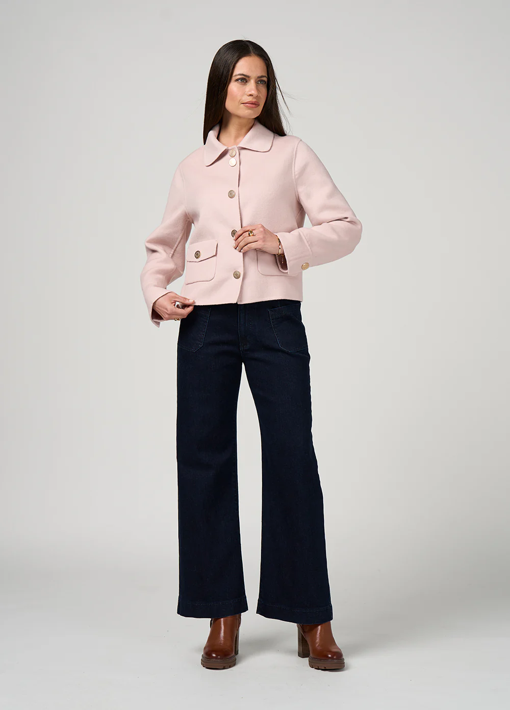 Loobie's Story Aspen Jacket Dusky Blush - Image 3