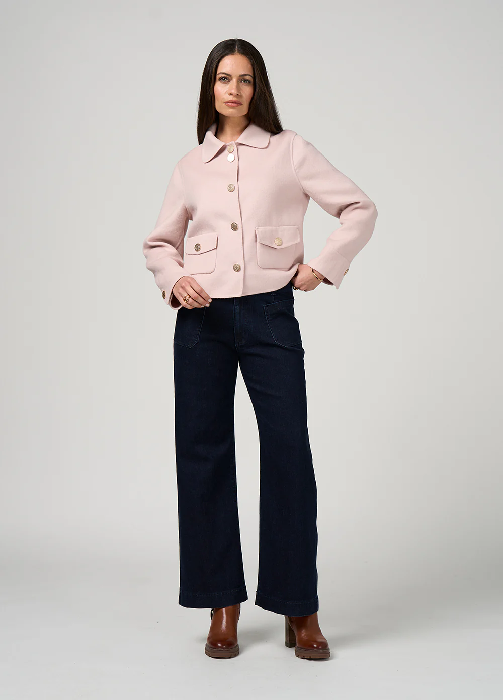 Loobie's Story Aspen Jacket Dusky Blush - Image 5