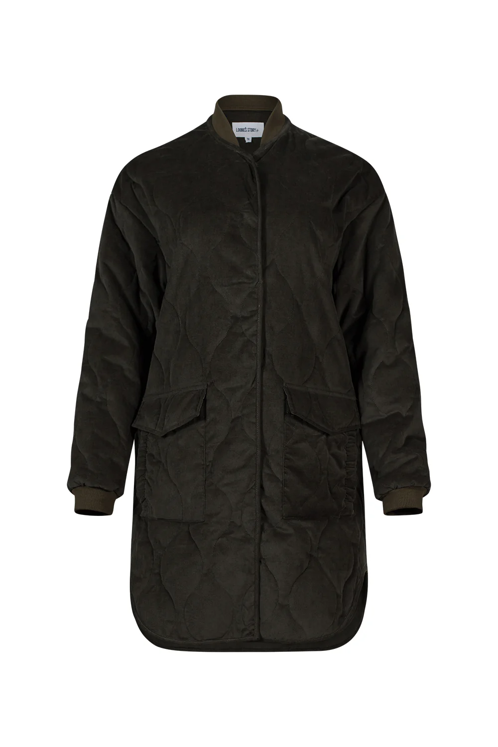 Loobies Story Balmoral Coat - Olive