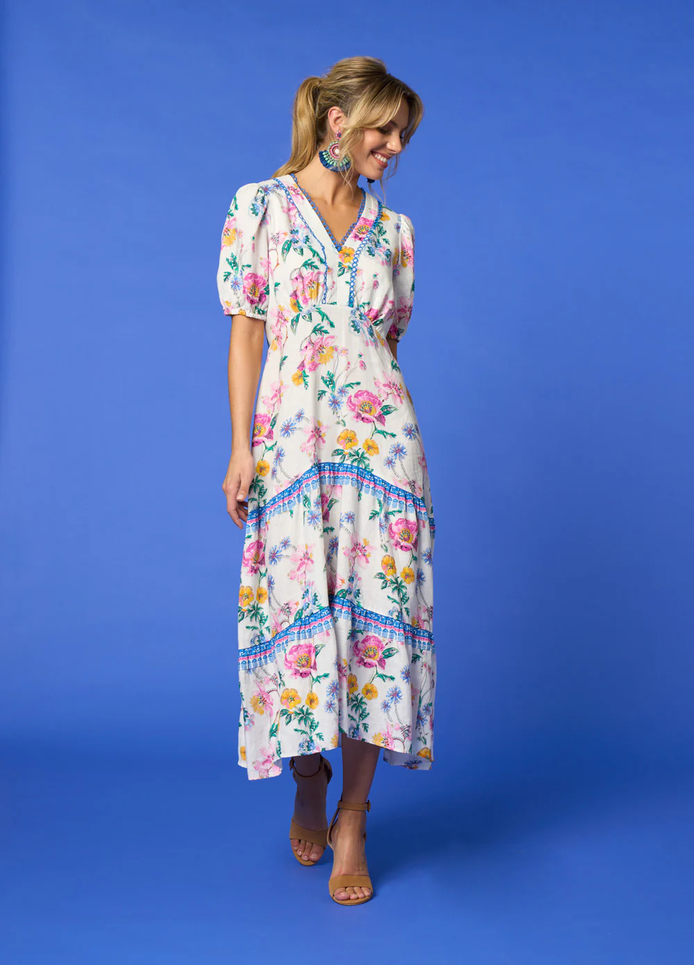 Loobies Story Bejewelled Midi Dress - Image 2