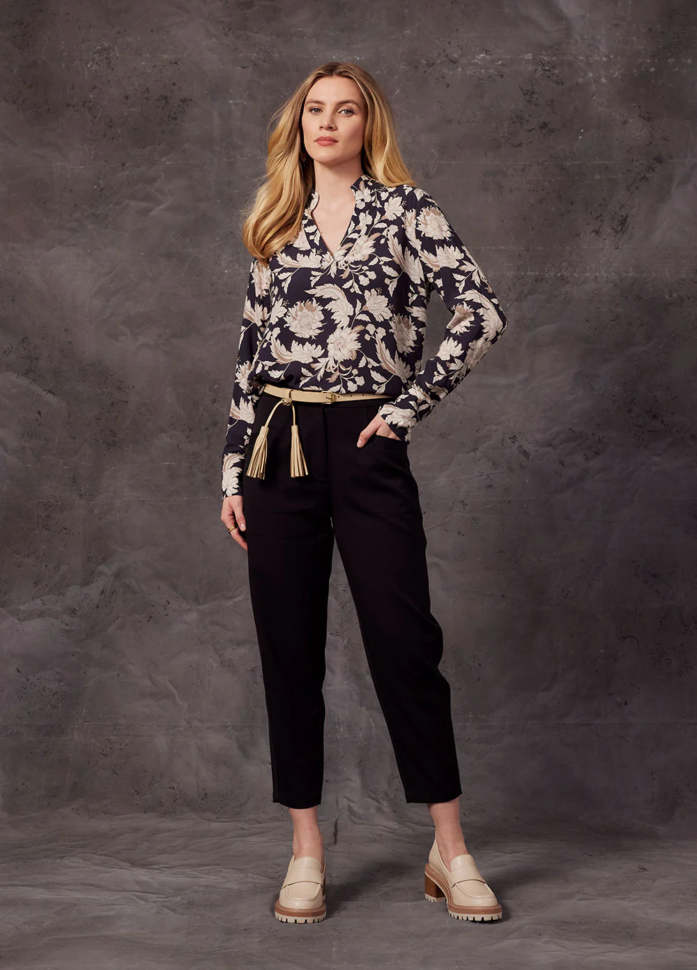 Loobies Story Bethany Pant - Indigo - Image 3