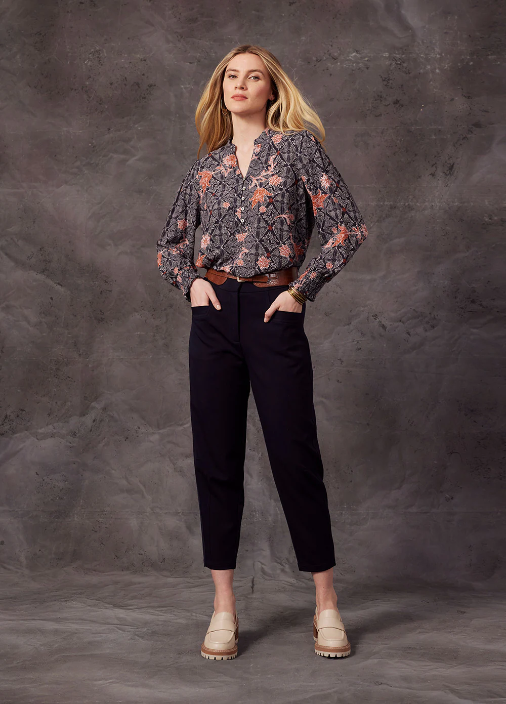 Loobies Story Bethany Pant - Indigo - Image 4