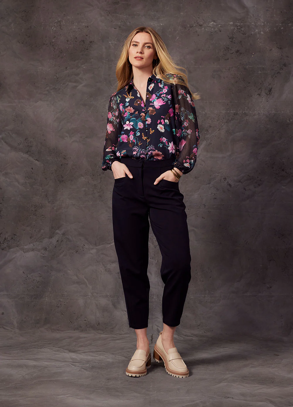 Loobies Story Bethany Pant - Indigo - Image 5