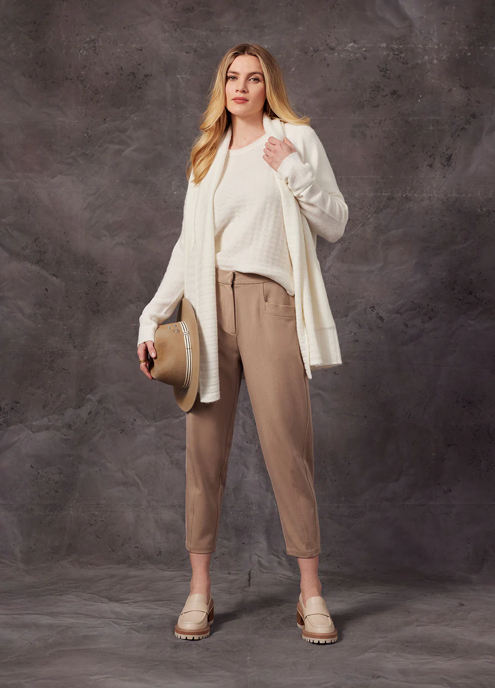 Loobies Story Bethany Pant - Taupe - Image 4