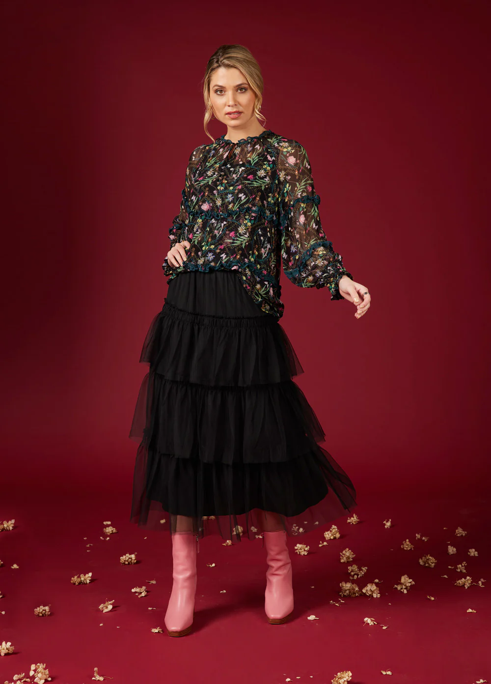 Loobies Story Bliss Skirt-Black - Image 3