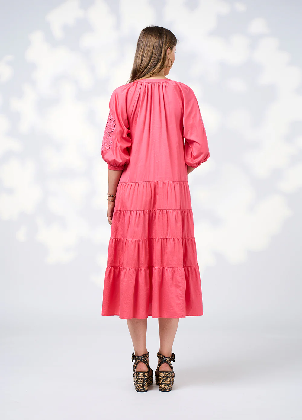 Loobie's Story Cali Midi Dress - Watermelon - Image 3