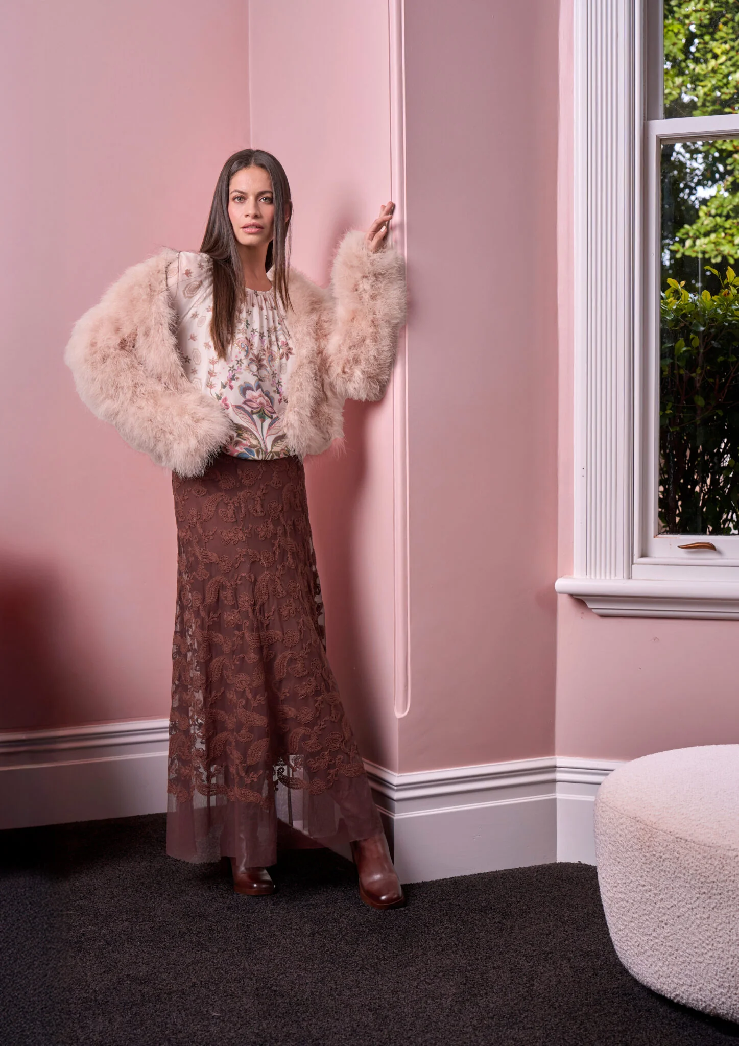 Loobie's Story Carlo Jacket Champagne - Image 3
