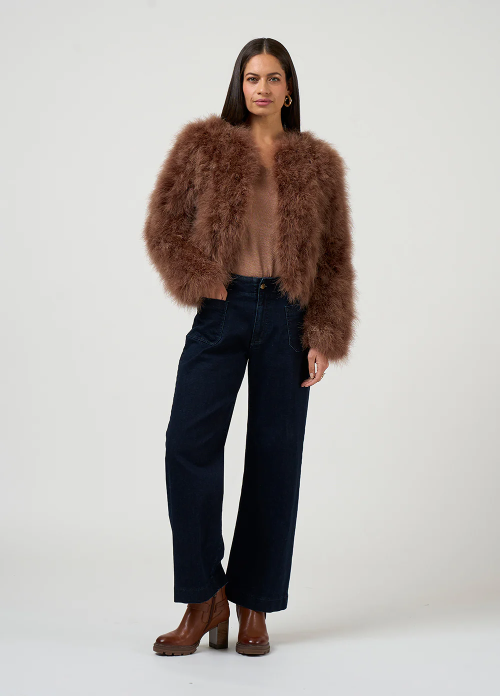 Loobie's Story Carlo Jacket Cocoa - Image 2