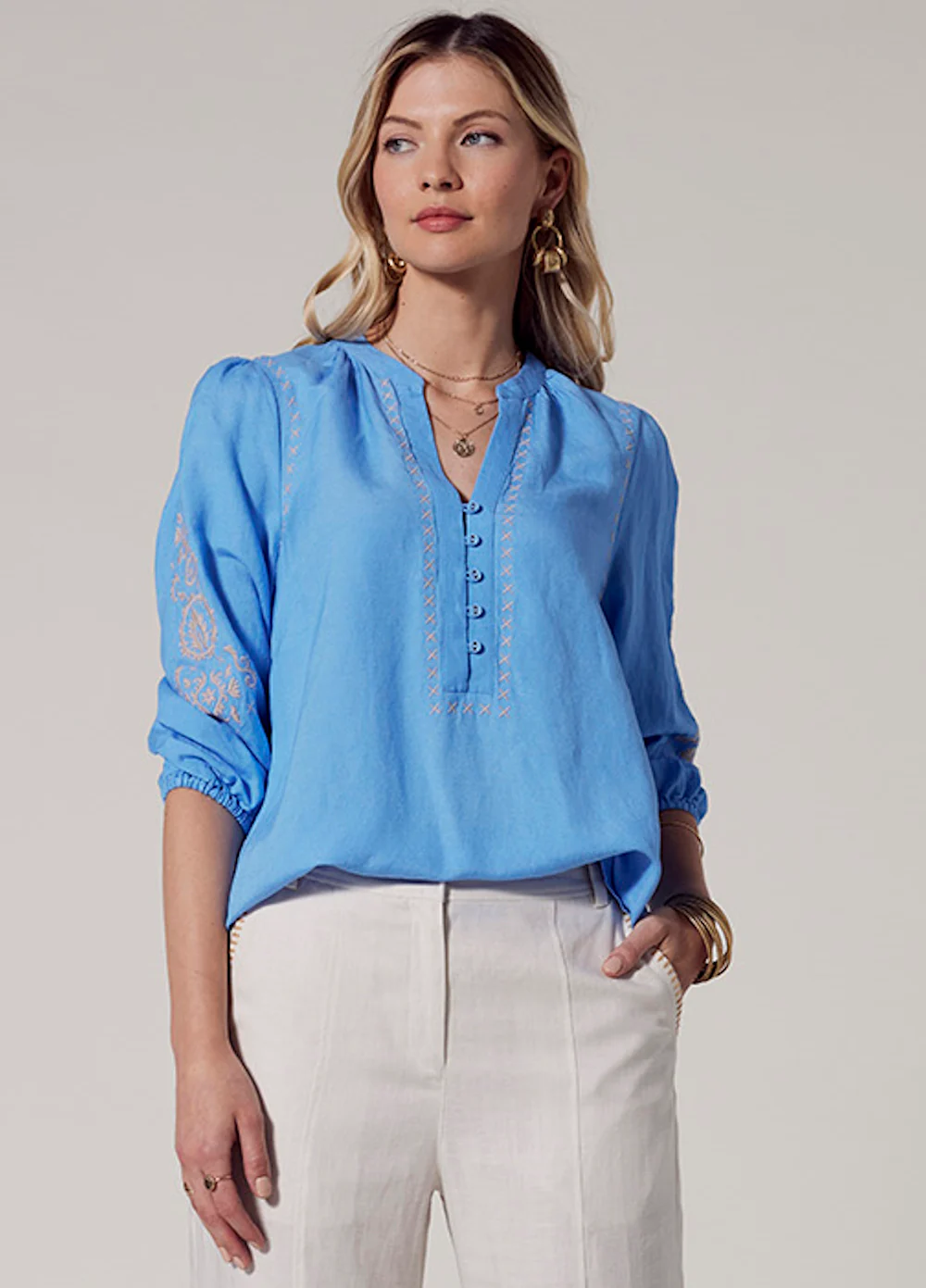 Loobies Story Clio Top Blue Bell