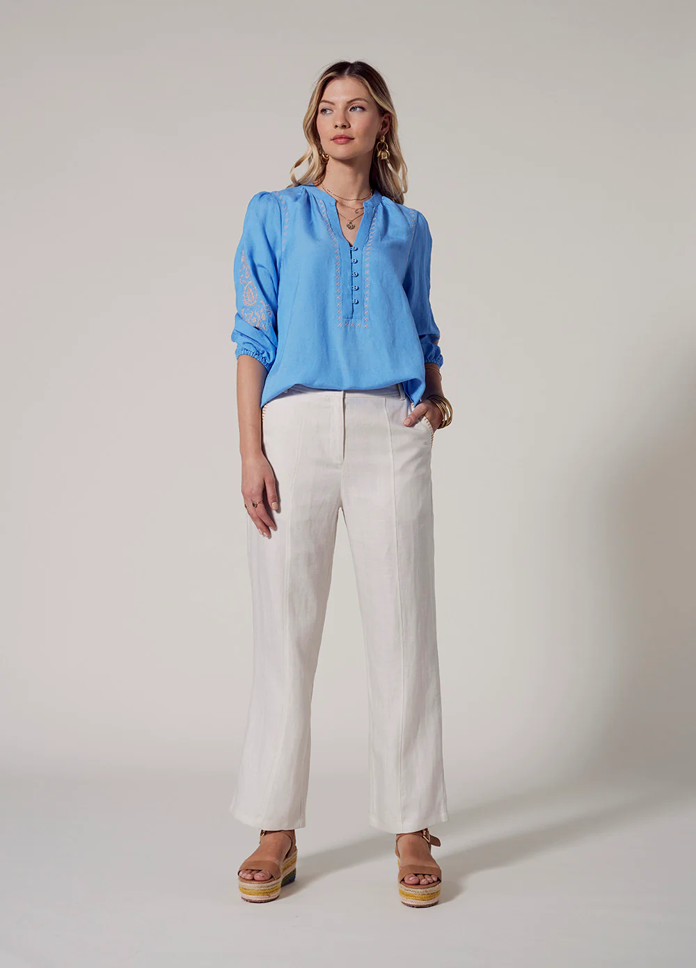 Loobies Story Clio Top Blue Bell - Image 2