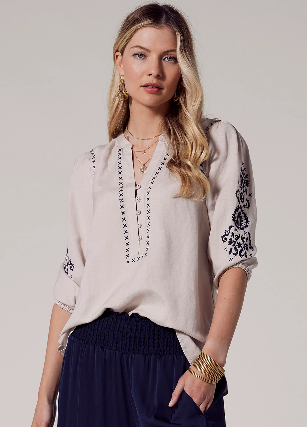 Loobies Story Clio Top Bone