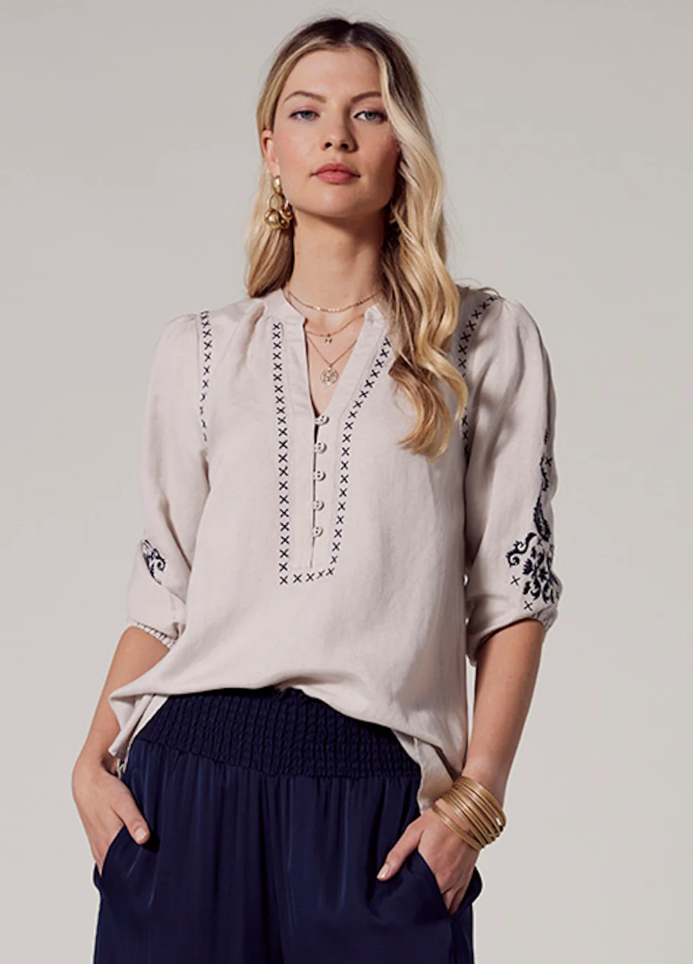 Loobies Story Clio Top Bone - Image 2