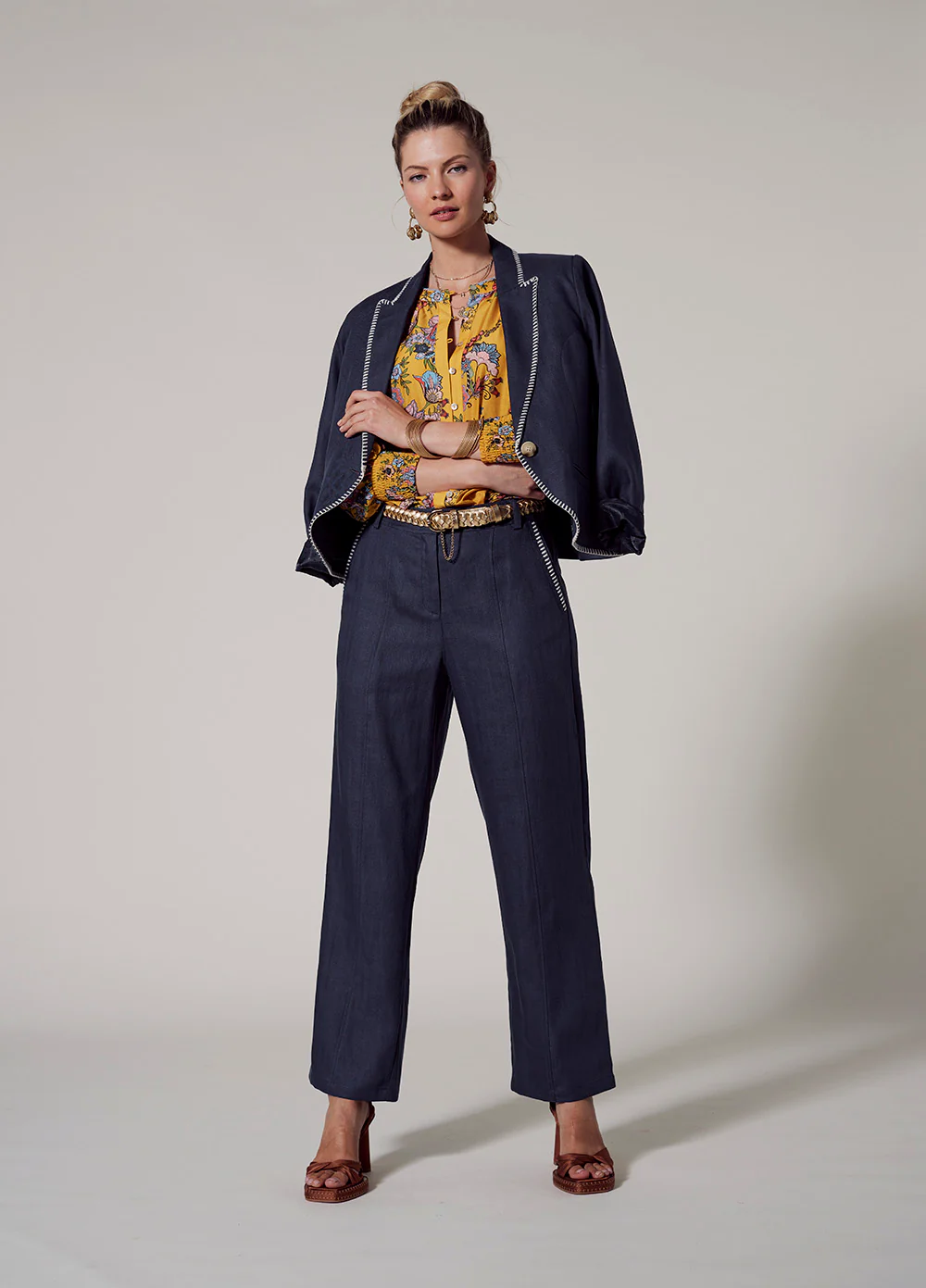 Loobies Story Cortona Jacket - Indigo - Image 2