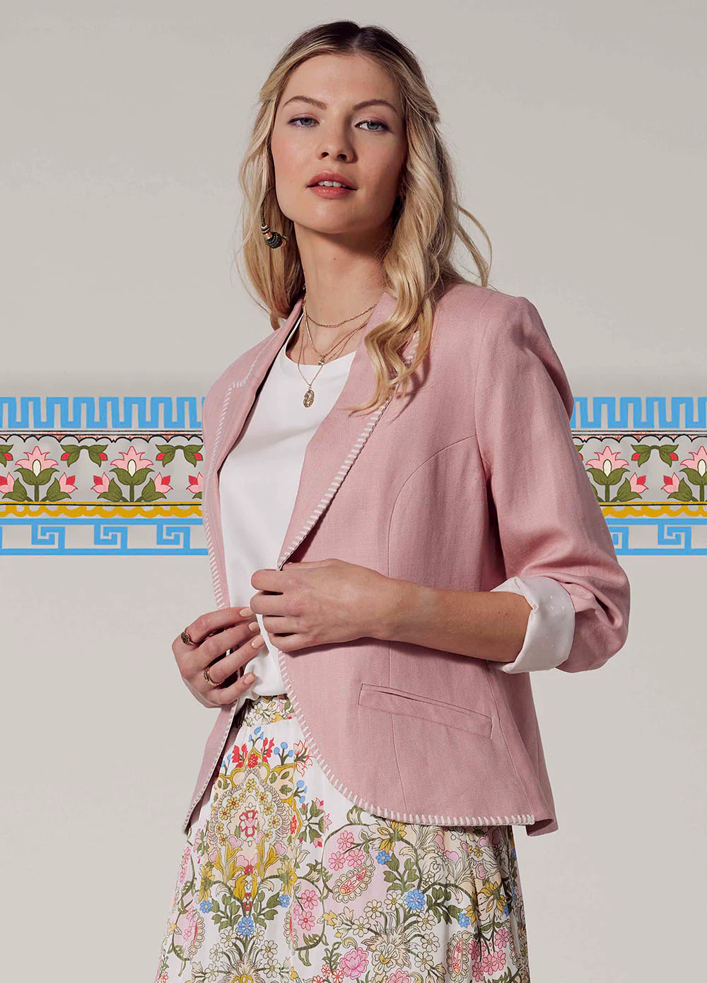 Loobies Story Cortona Jacket - Rose