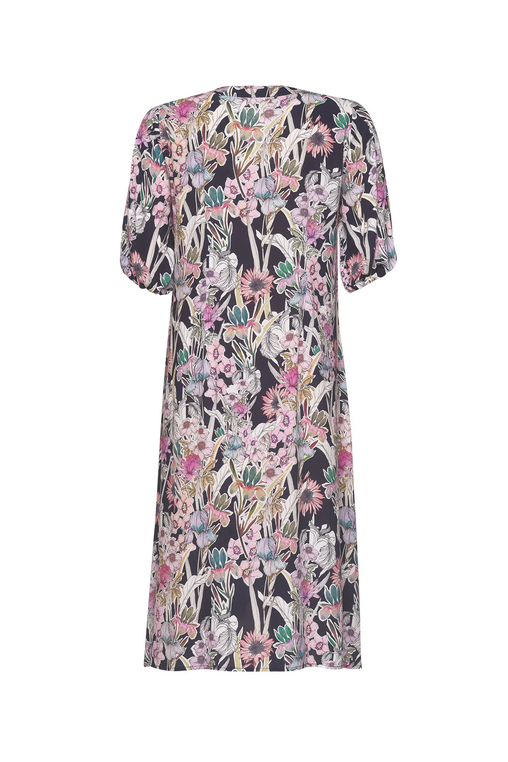 Loobies Story Decoupage Dress - Indigo - Image 3