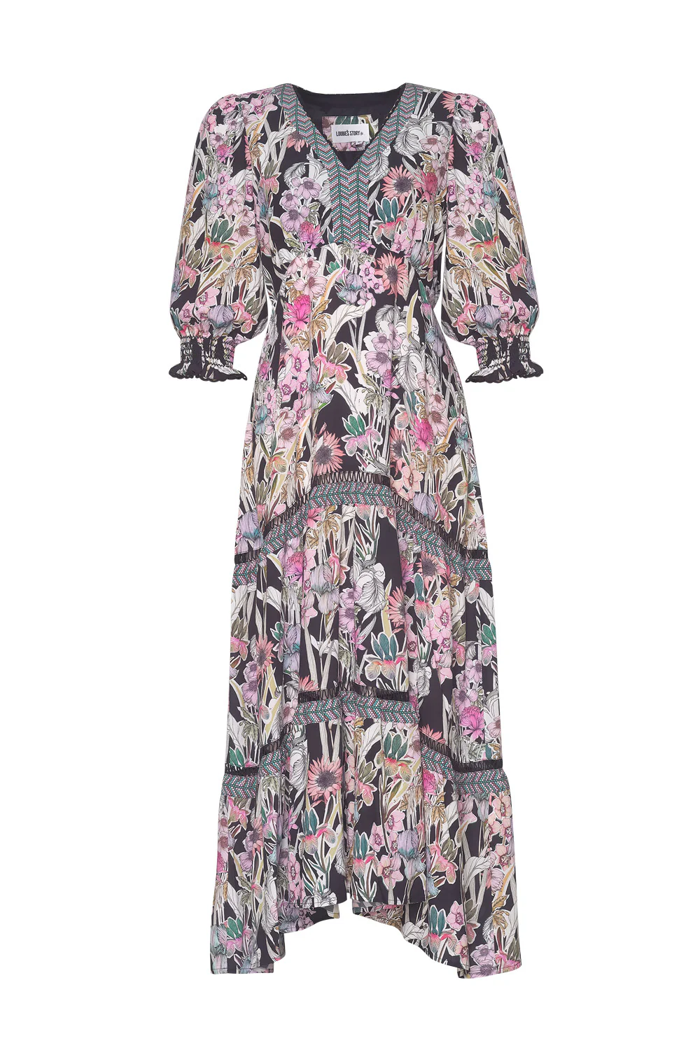 Loobies Story Decoupage Midi Dress - Image 2