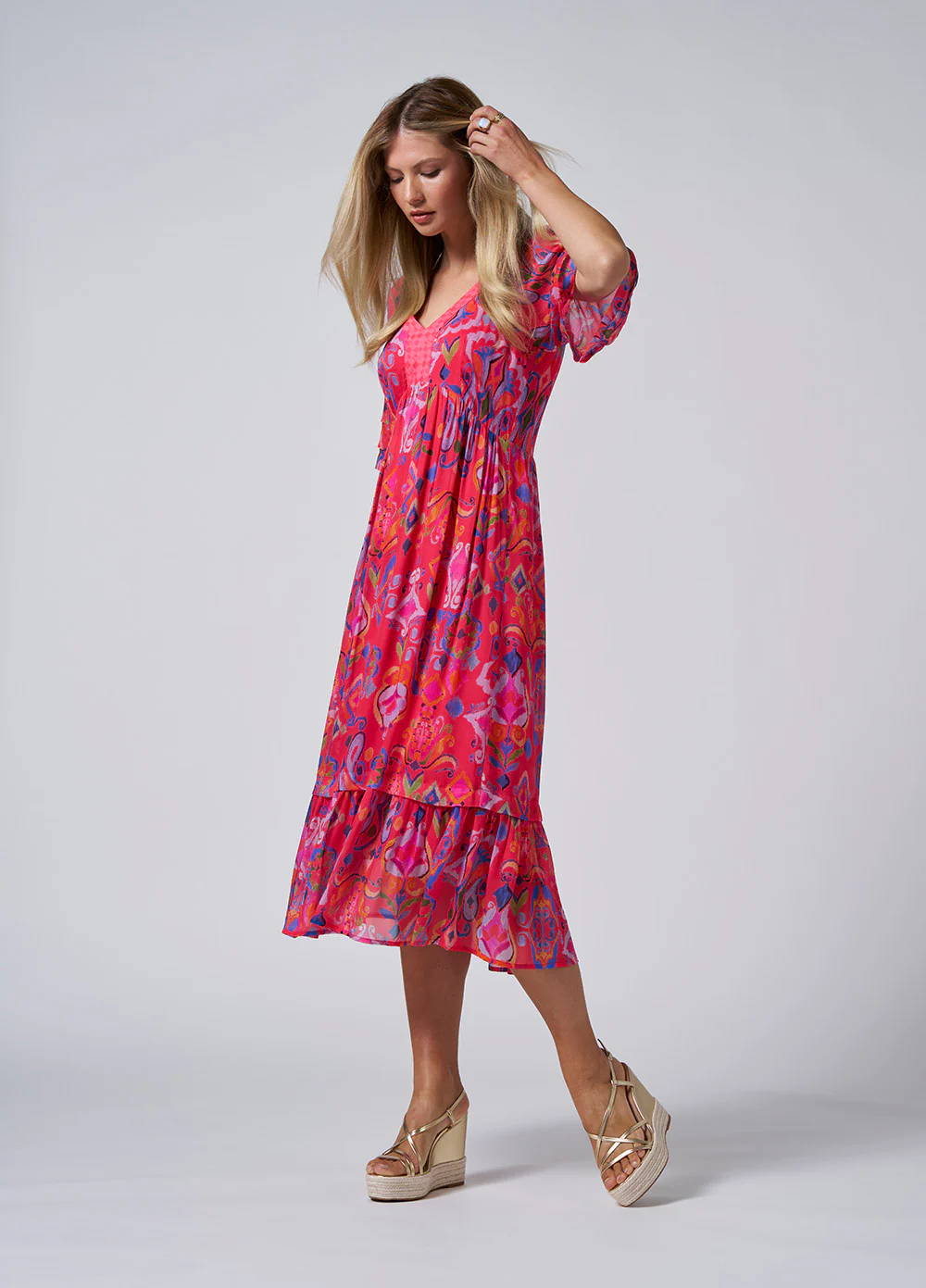 Loobies Story Festive Midi Dress - Image 2