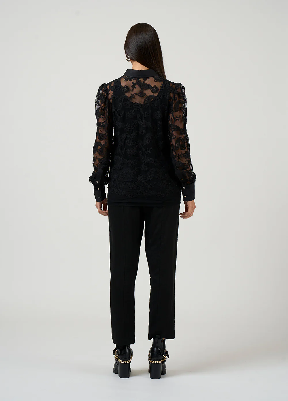 Loobie's Story Filigree Shirt - Black - Image 3