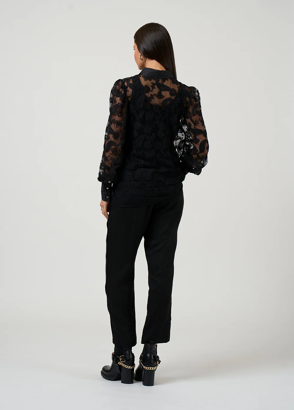 Loobie's Story Filigree Shirt - Black - Image 5