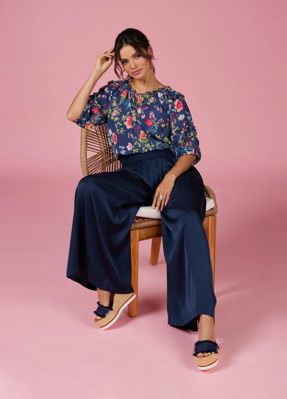 Loobies Story Fleur Presse Blouse - Image 2