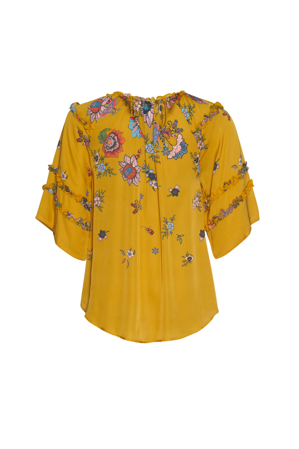 Loobies Story Gala Blouse - Gold - Image 3