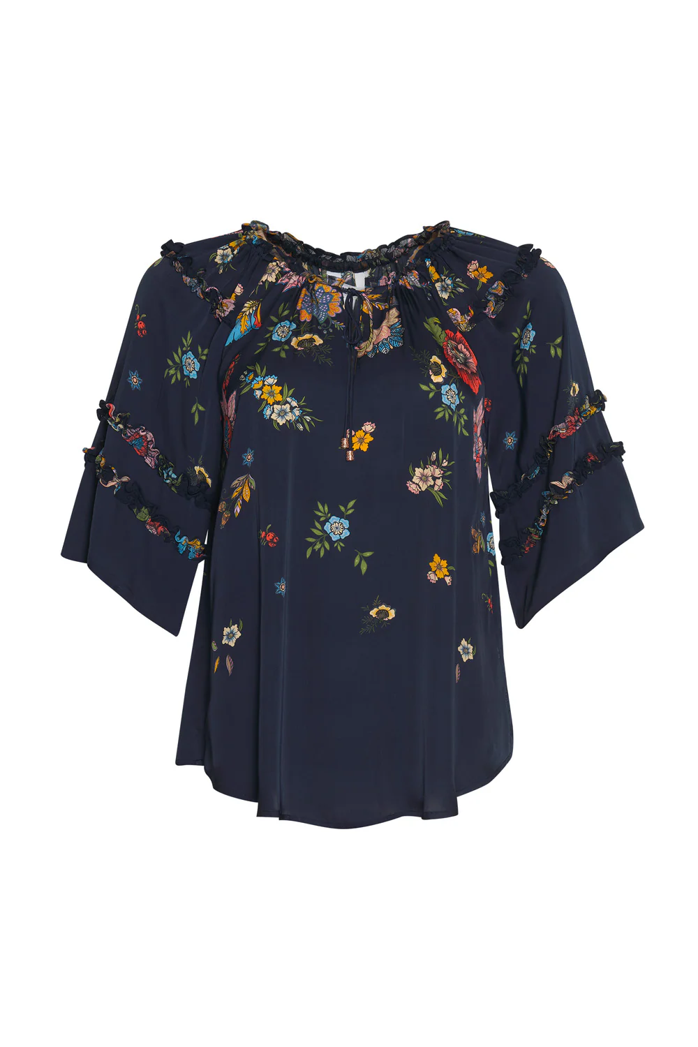 Loobies Story Gala Blouse - Indigo - Image 2