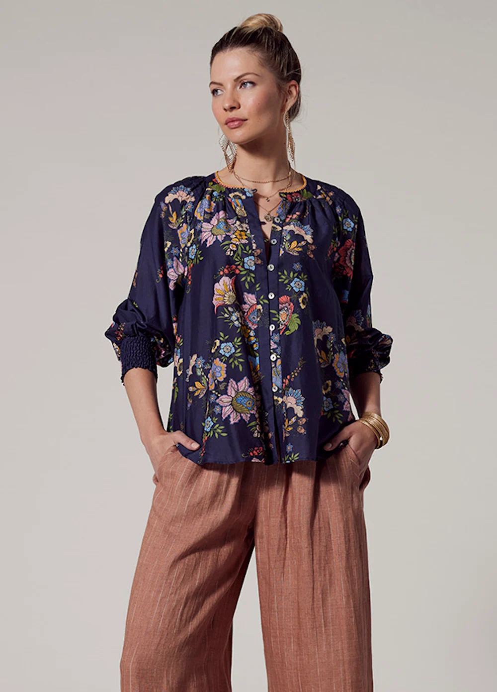 Loobies story Gala Shirt - Indigo