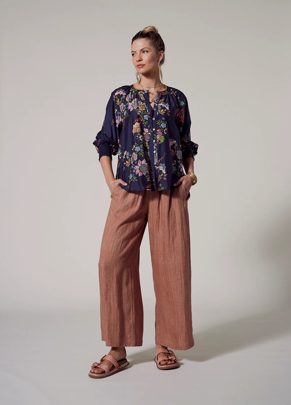 Loobies story Gala Shirt - Indigo - Image 4