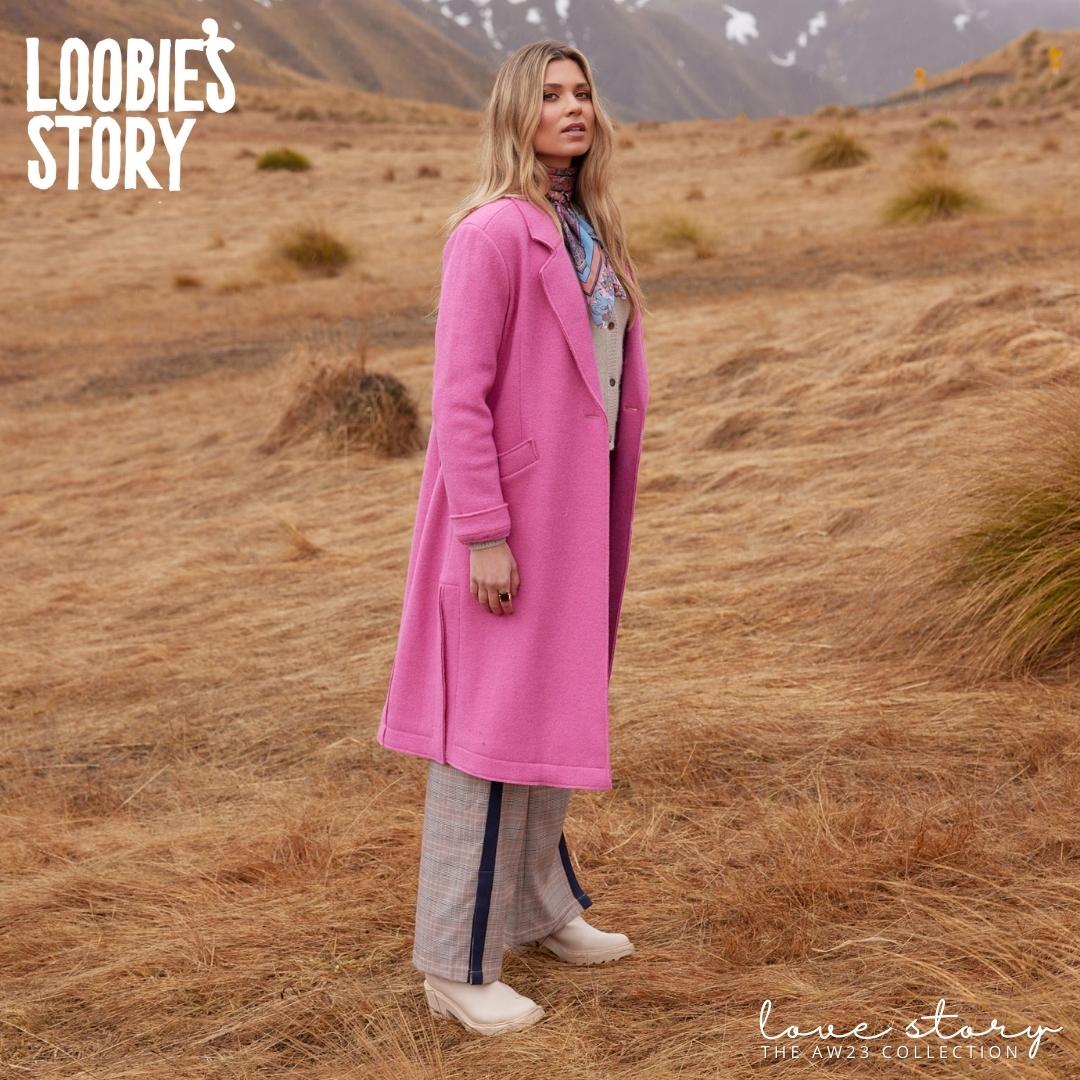 Loobies Story Grace Coat-Berry - Image 5