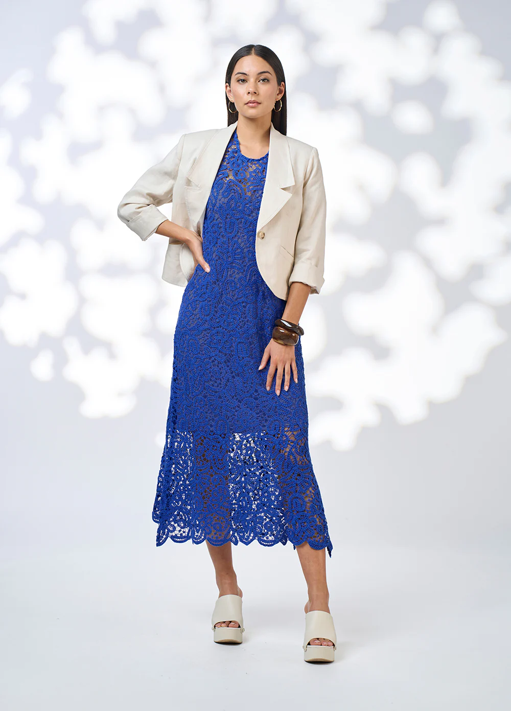 Loobie's Story Harlo Midi Dress-Cobalt - Image 2