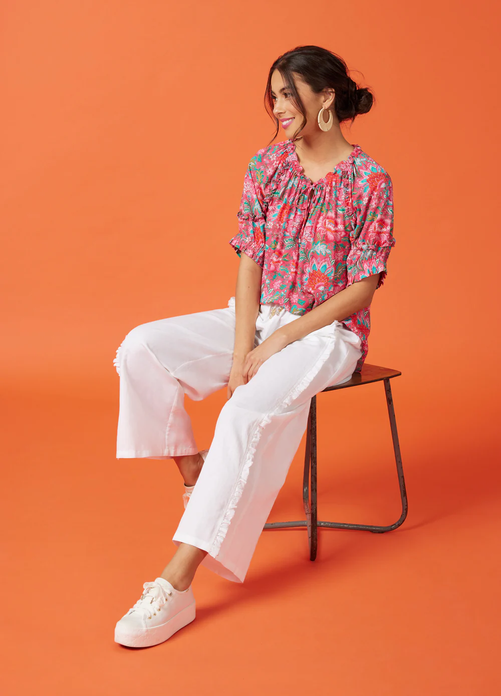 Loobies Story Havana Pant - White - Image 2