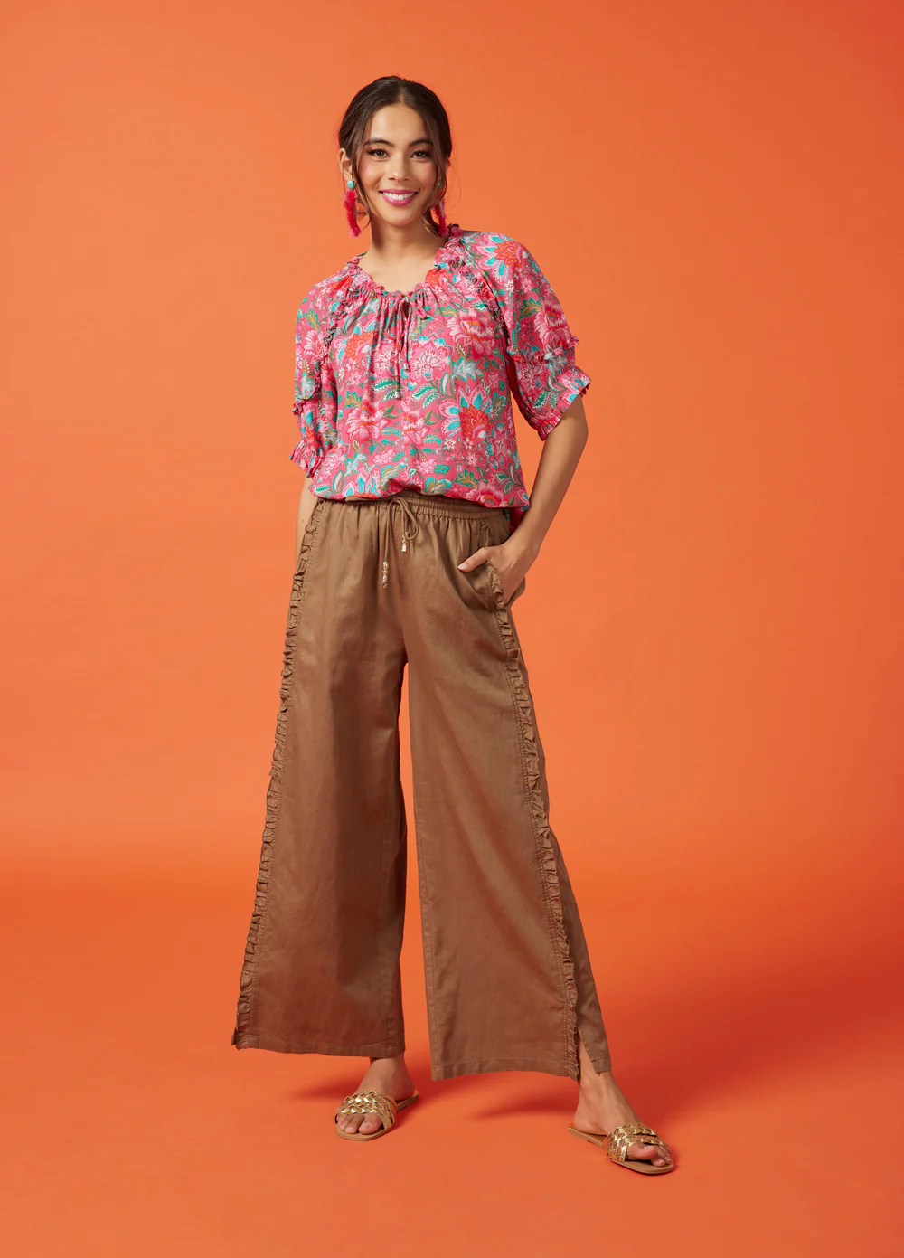 Loobies Story Havana Pant - Coffee
