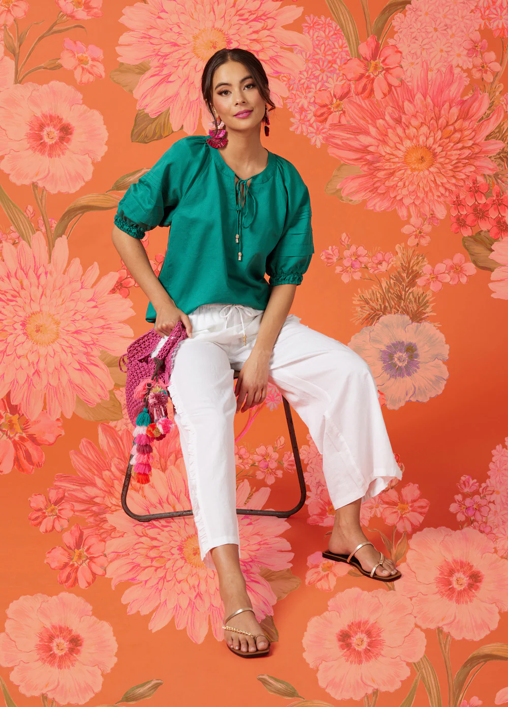 Loobies Story Havana Top - Emerald - Image 4