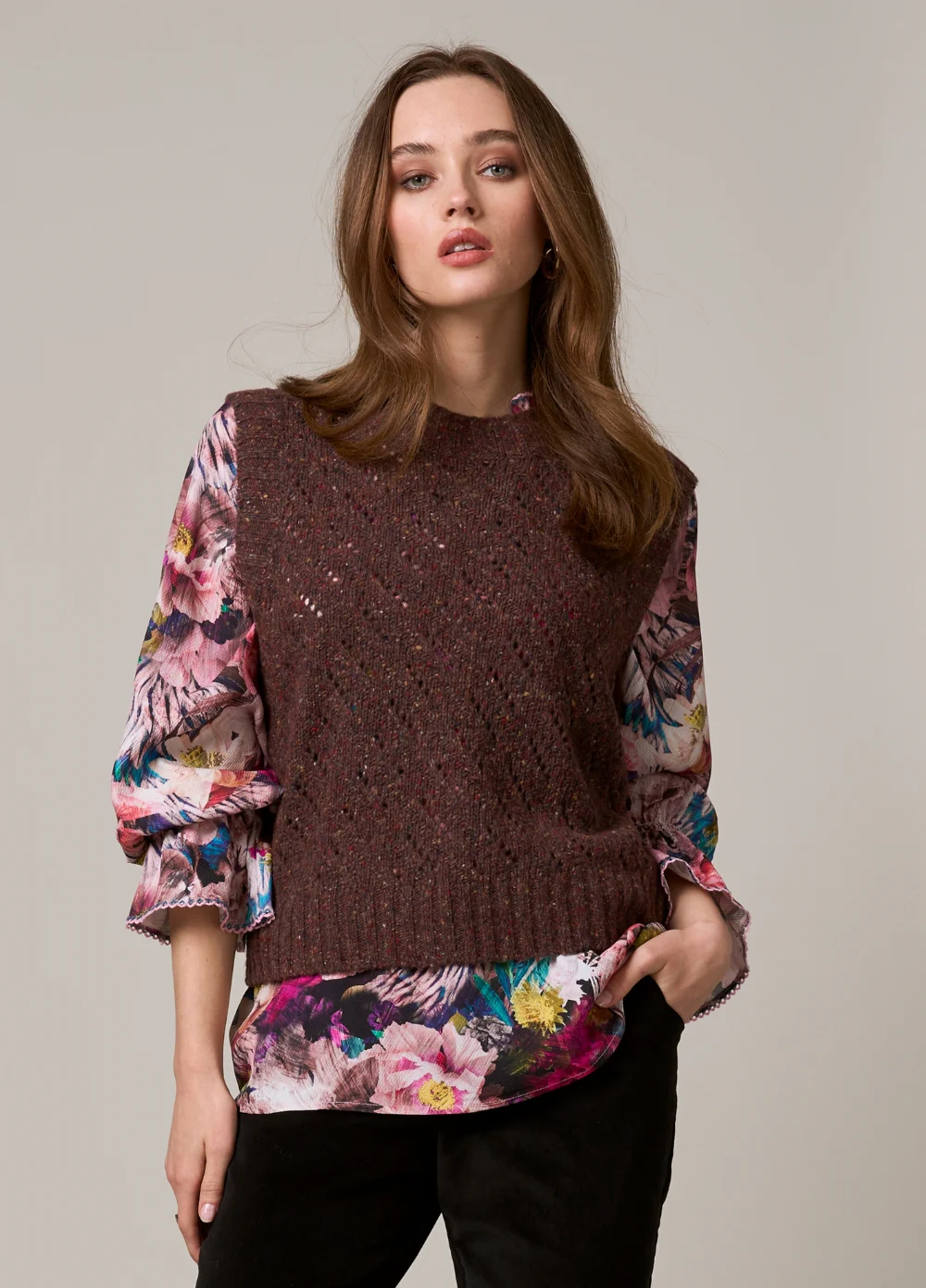 Loobies Story Hetty Vest- Redwood