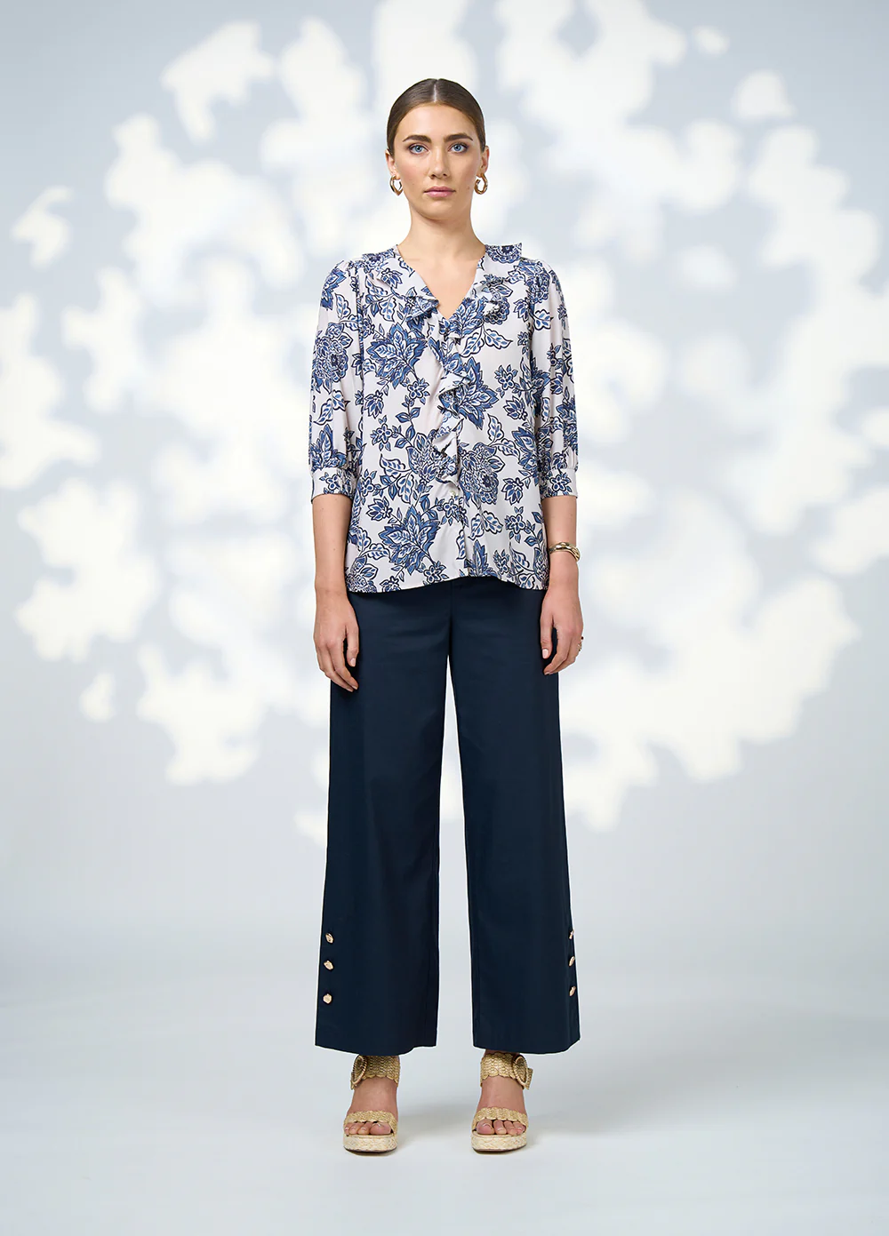 Loobie's Story Indi Blouse in Bone - Image 4