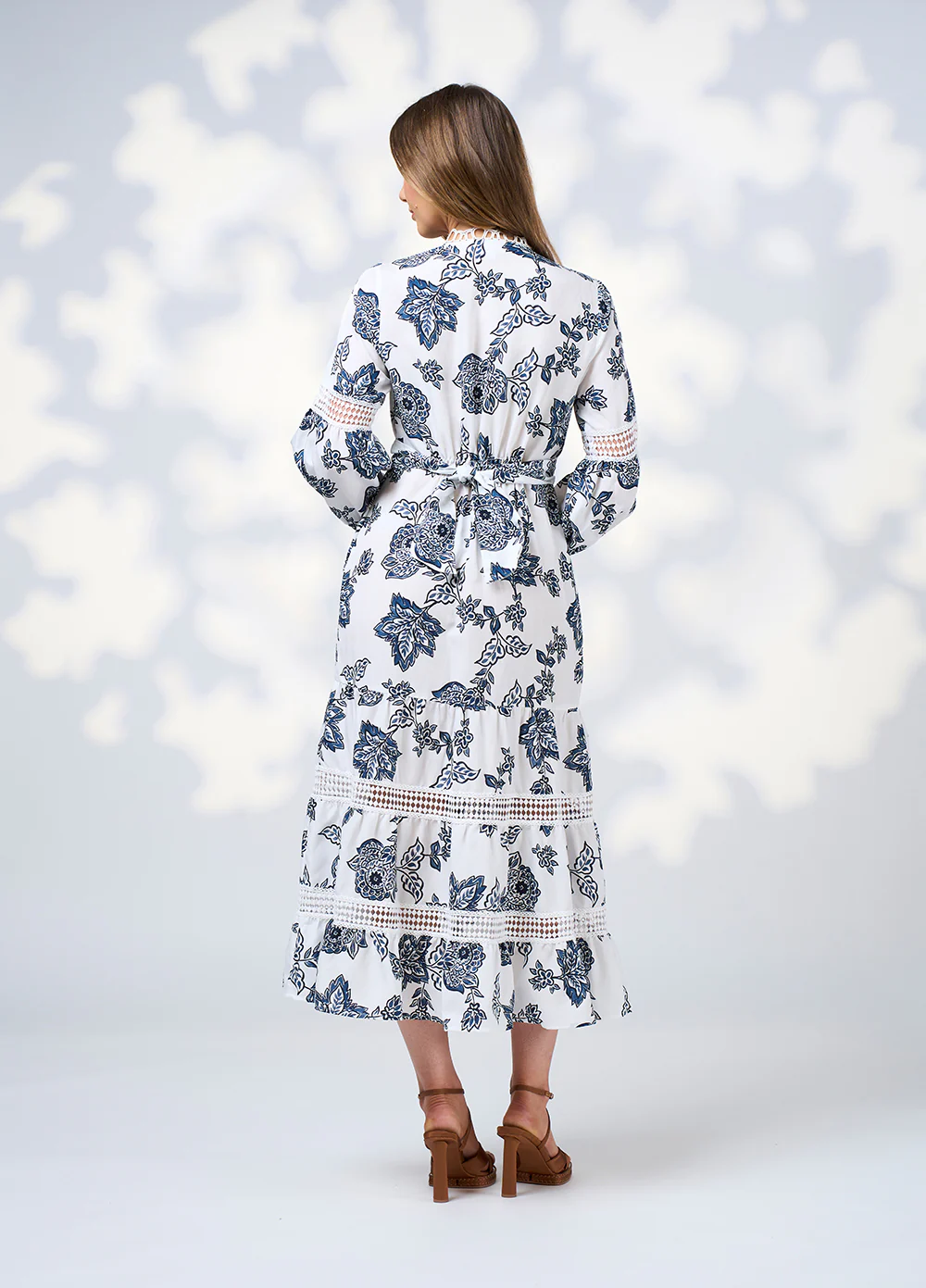 Loobie's Story Indie Midi Dress in Silk White - Image 3