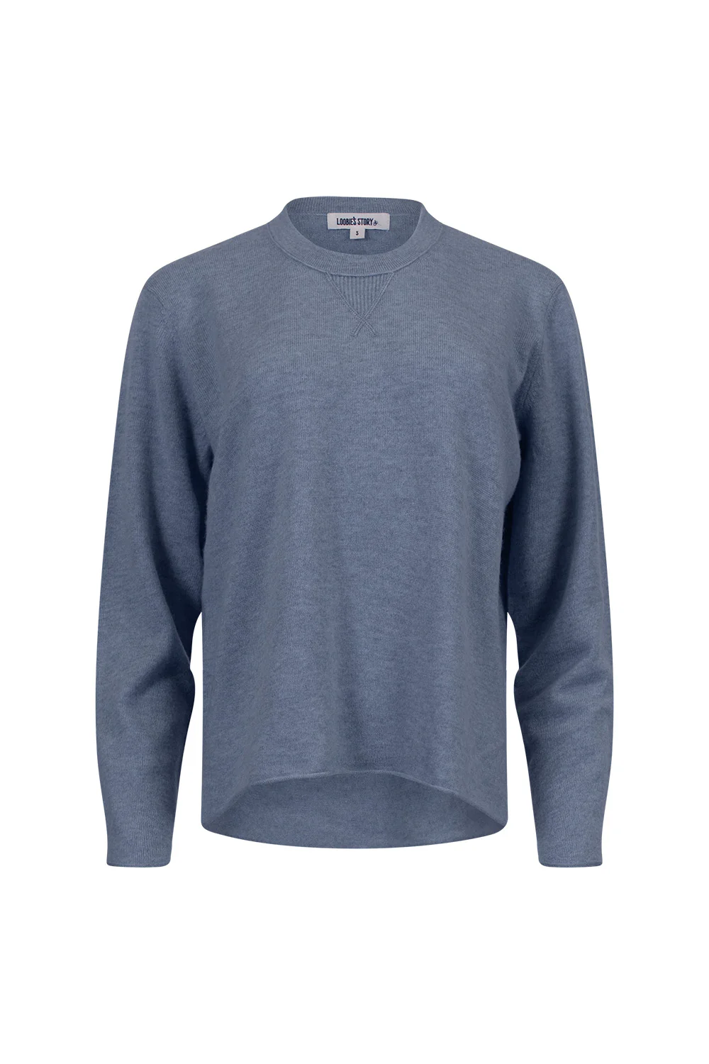 Loobies Story Juniper Sweater- Chambray Marle - Image 3