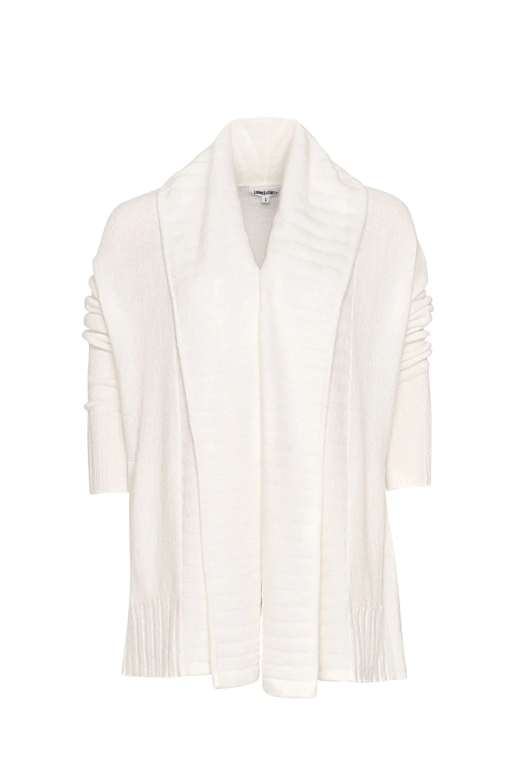 Loobies Story Kathryn Long Cardi - Winter White - Image 2
