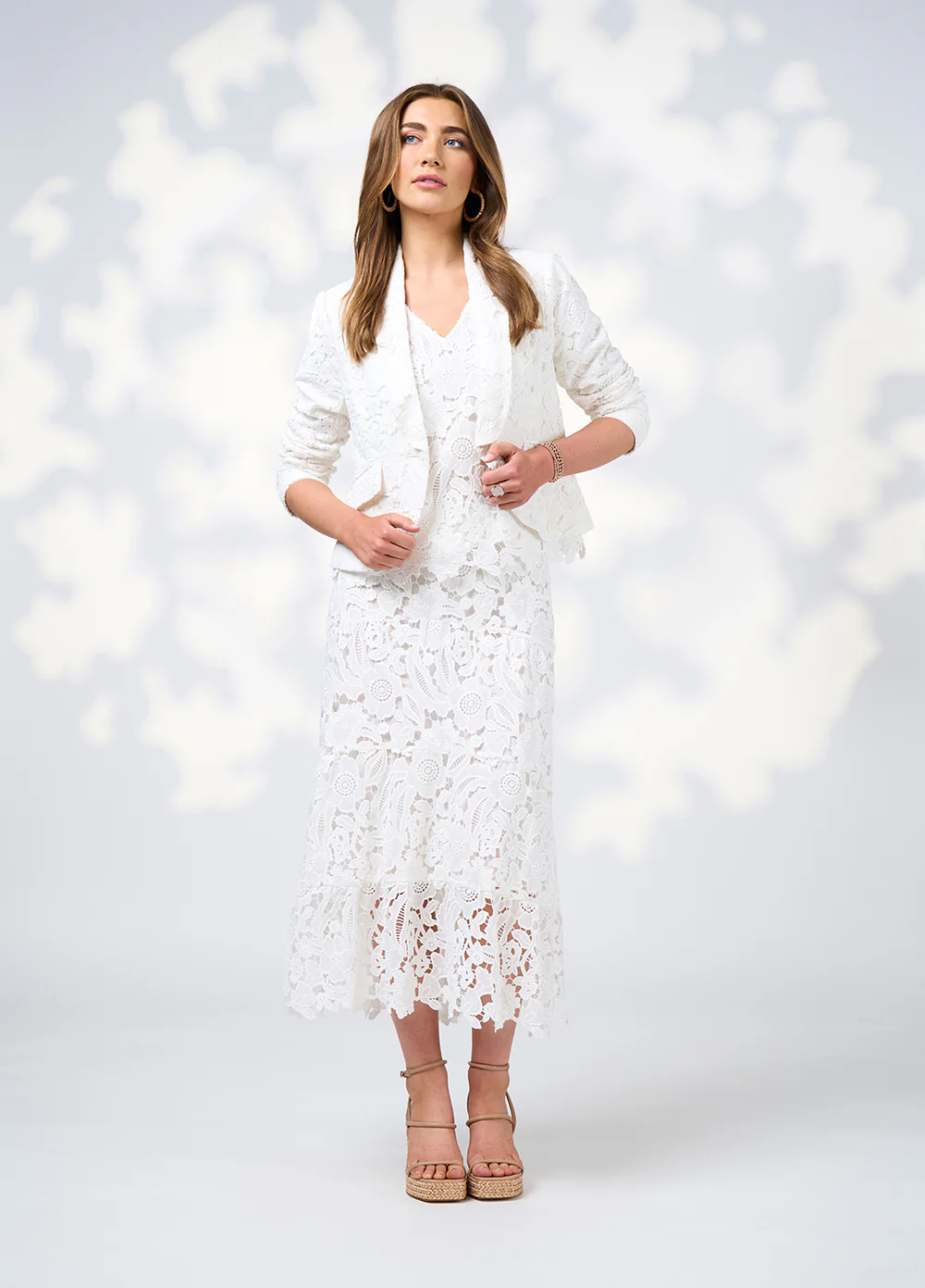 Loobie's Story Keira Skirt- Silk White - Image 3