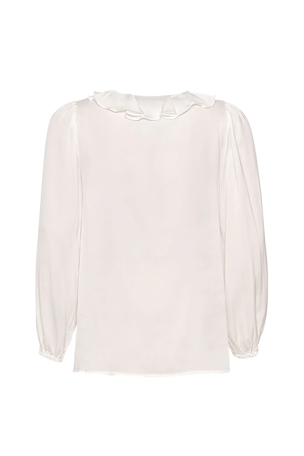 Loobies Story Luxe Blouse - Silk White - Image 3