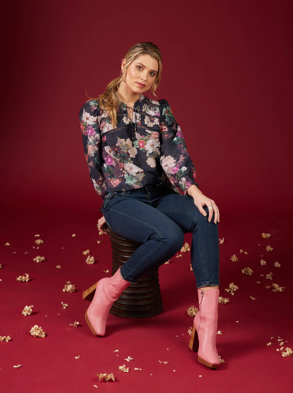 Loobies Story Luxe Boyfriend Jean- Indigo - Image 4