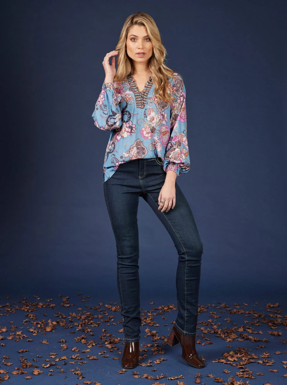 Loobies Story Luxe Classic Jean- Indigo - Image 2