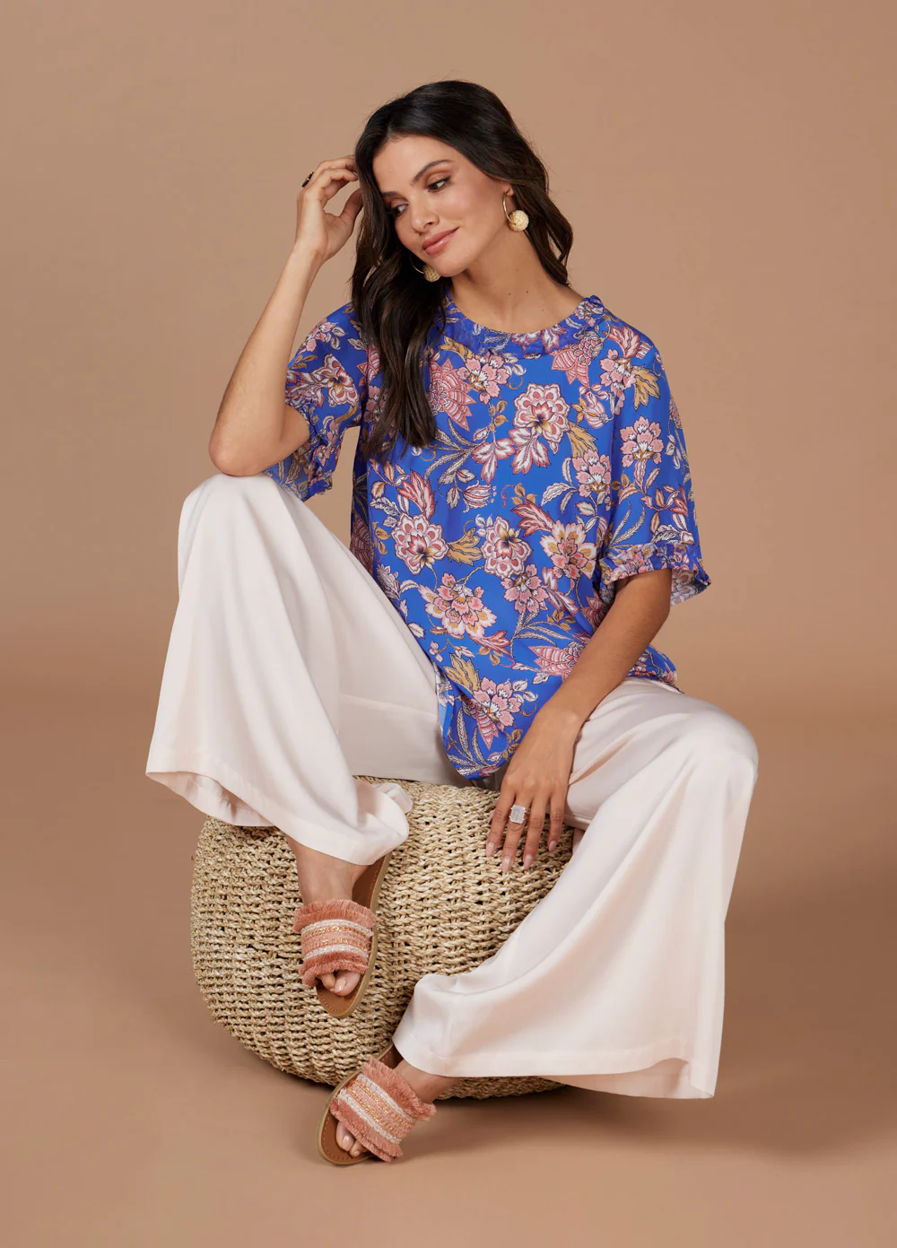 Loobies Story Luxe Pant - Bone - Image 4
