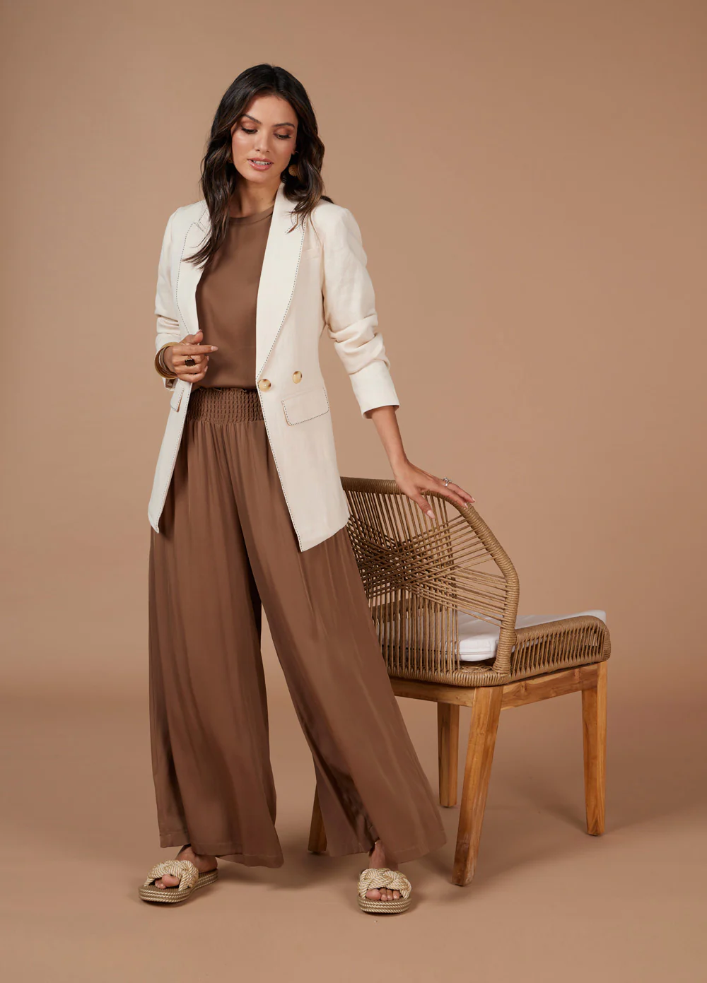 Loobies Story Luxe Pant - Coffee