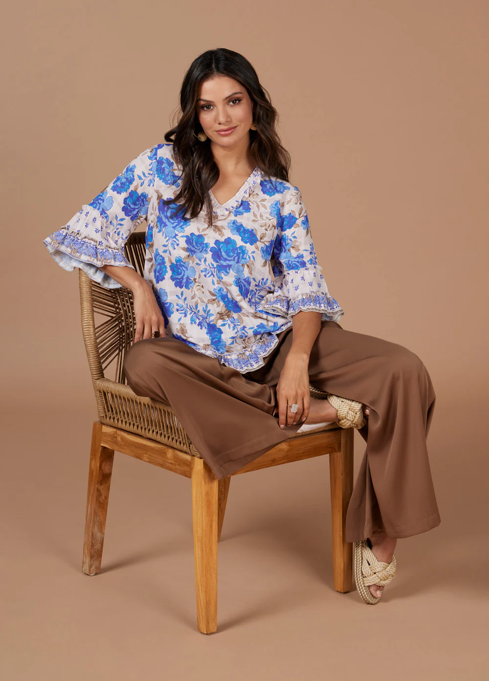Loobies Story Luxe Pant - Coffee - Image 4