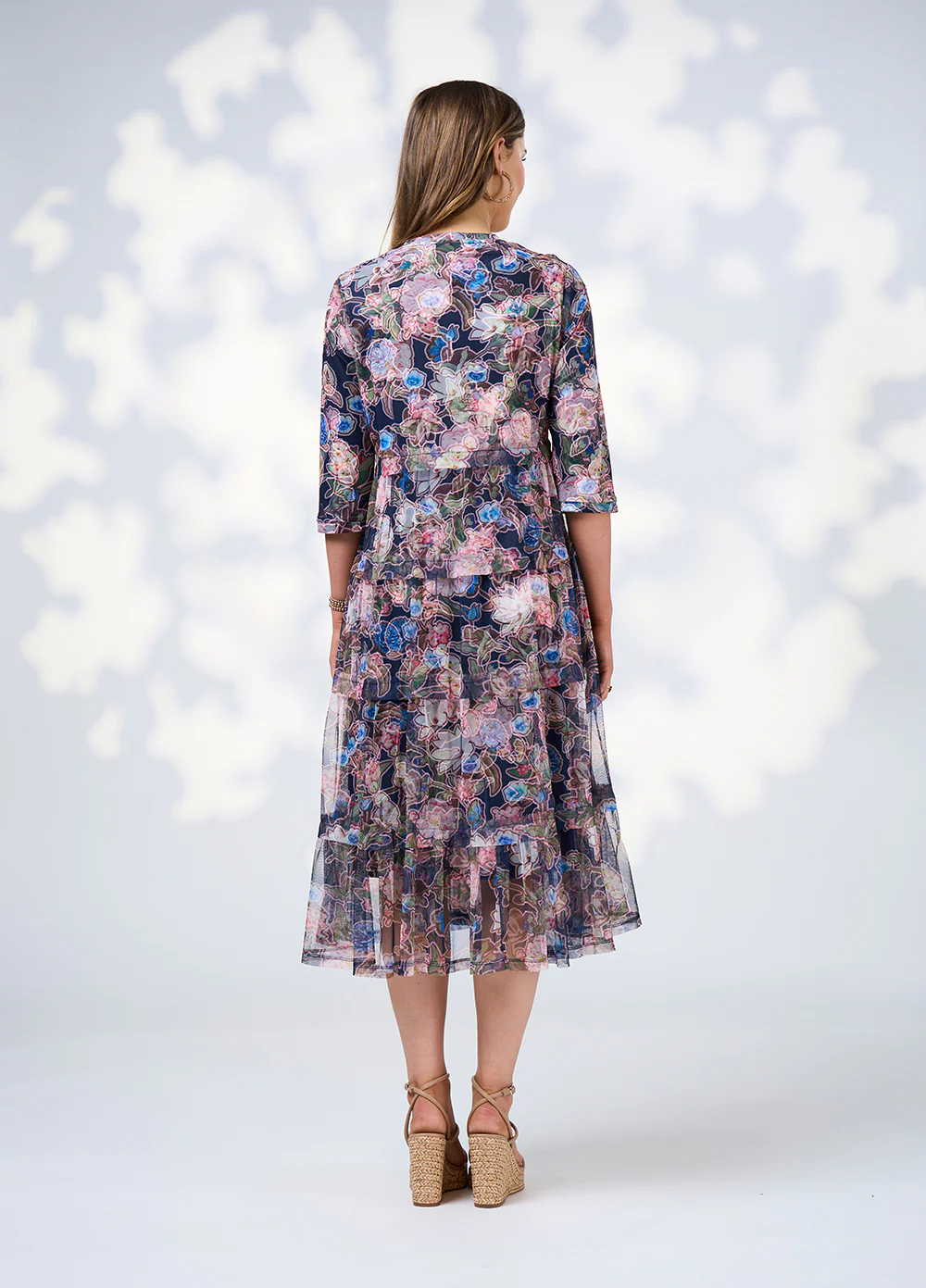 Loobie's Story Maeve Tulle Dress-Indigo - Image 4