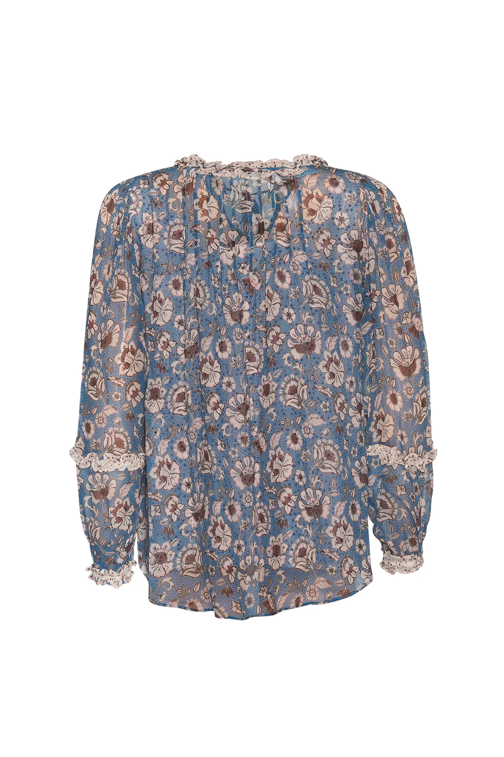 Loobies Story Margaret Blouse - Blue - Image 3