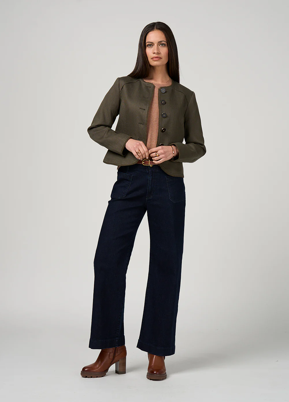 Loobie's Story Marlowe Jacket Olive - Image 6